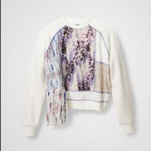 Desigual Multicolor Sequin Sweater